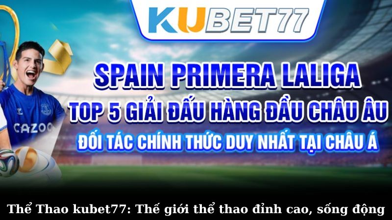 Các loại kèo cược tại Thể Thao kubet77